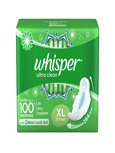Whisper Ultra Clean XL 8 Pads